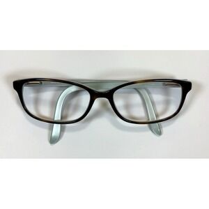 Bulova Ixtapa Eyeglasses Frames Womens Havana Mint Full Rim Cat Eye 53-16-140‎
